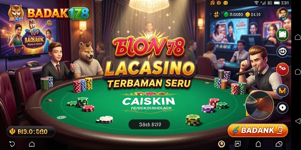 Screenshot gameplay Live Casino BADAK178 yang mendebarkan.