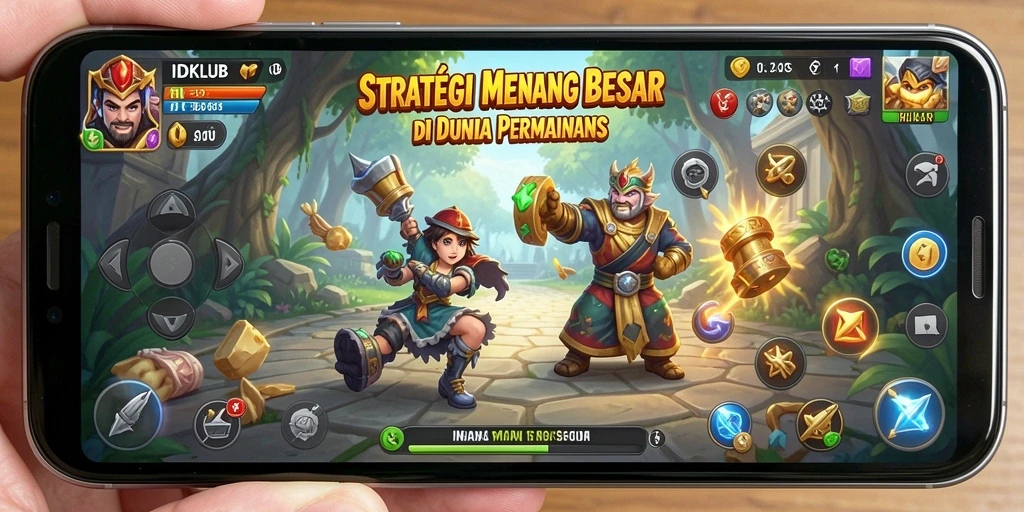 Screenshot gameplay menarik dari IDKLUB yang menunjukkan strategi mendalam.
