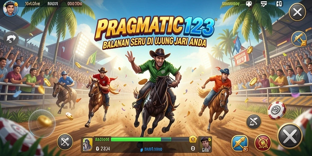 Tampilan menarik dari gameplay balapan PRAGMATIC123.