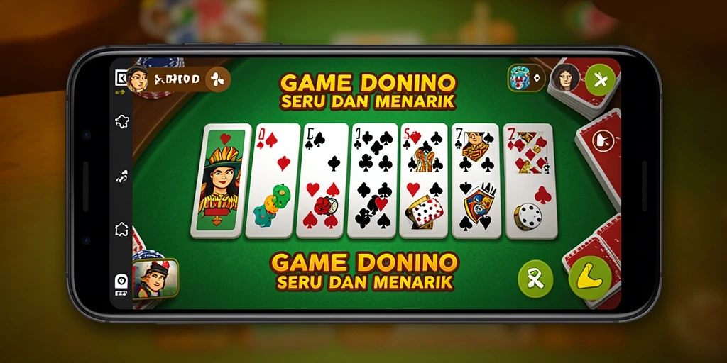 Tampilan gameplay RPRR dengan fitur domino yang seru.